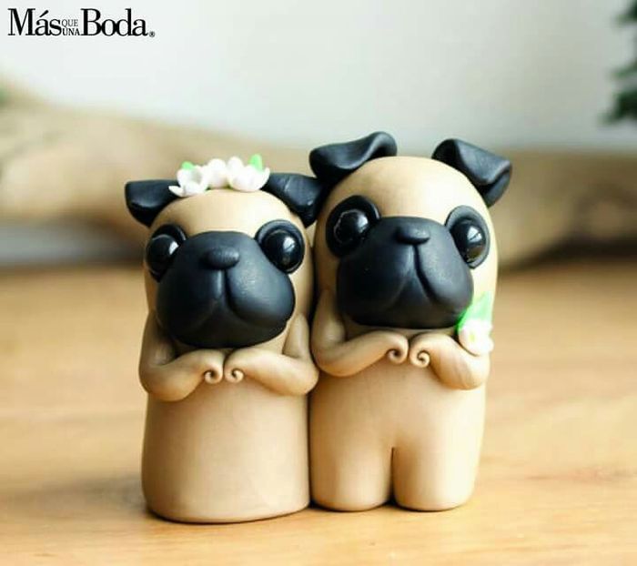  Wedding Cake Toppers mascotas - 9