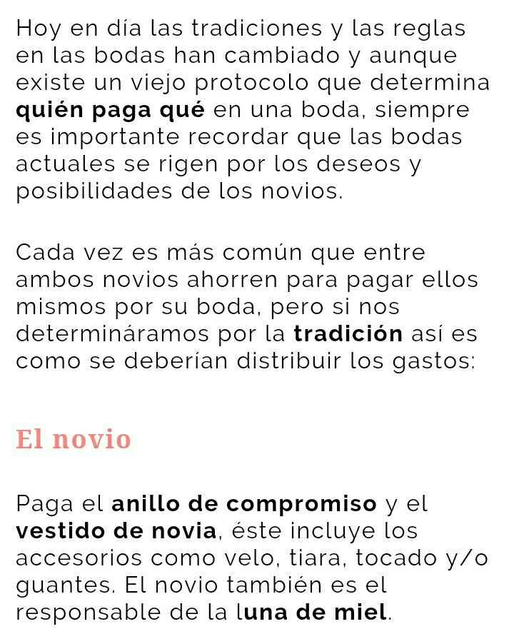 ¿quien paga que, en las bodas? - 1