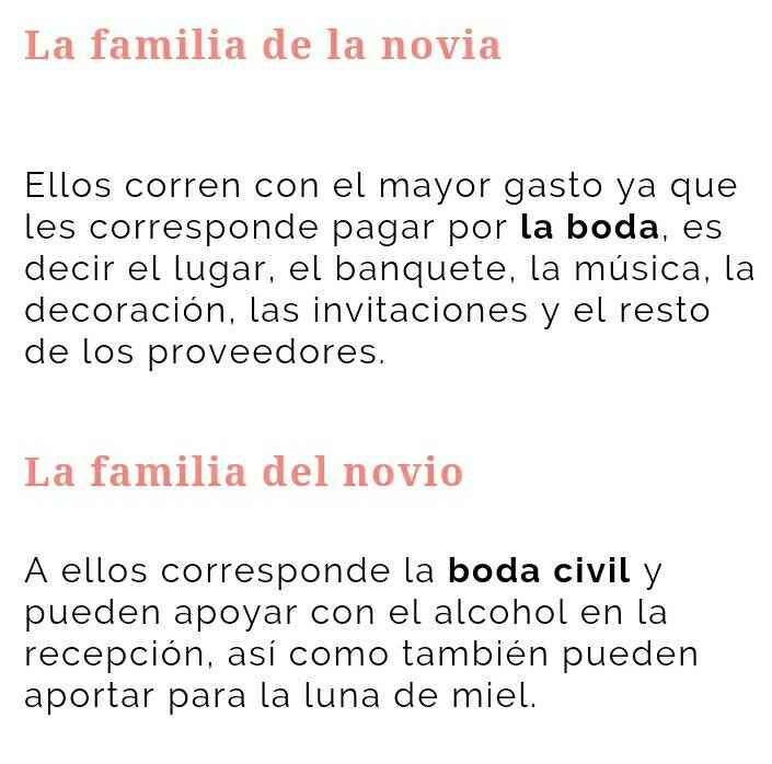 ¿quien paga que, en las bodas? - 2