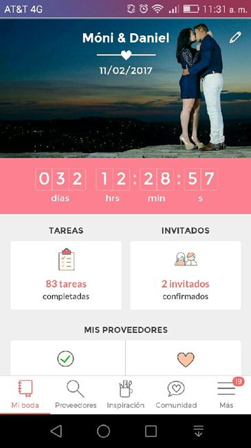¿Cuántos días faltan para tu gran día? - 1