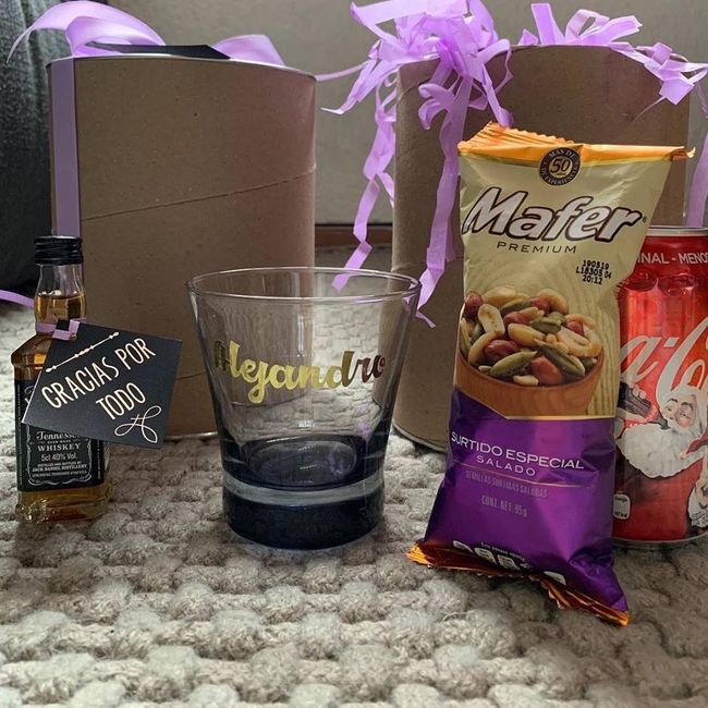 Regalitos para mis Bridesmaids y sus Groomsmen .