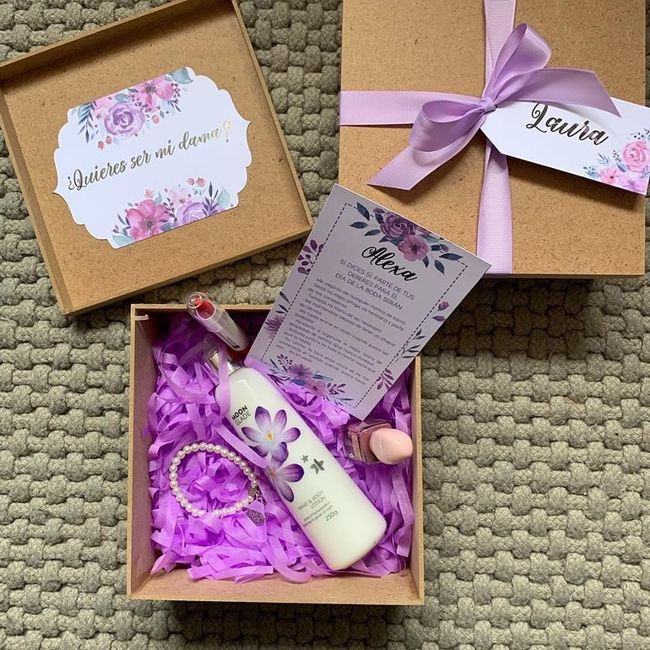 Regalitos para mis Bridesmaids y sus Groomsmen .