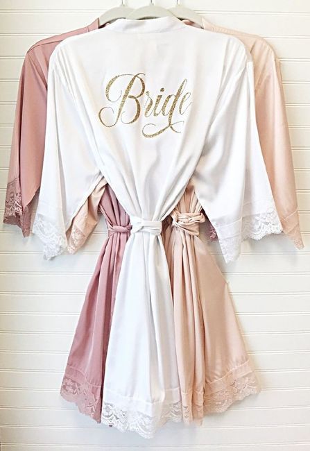 "Bridesmaid bathrobe" - 3