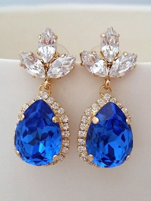 "Pendientes azules" - 2
