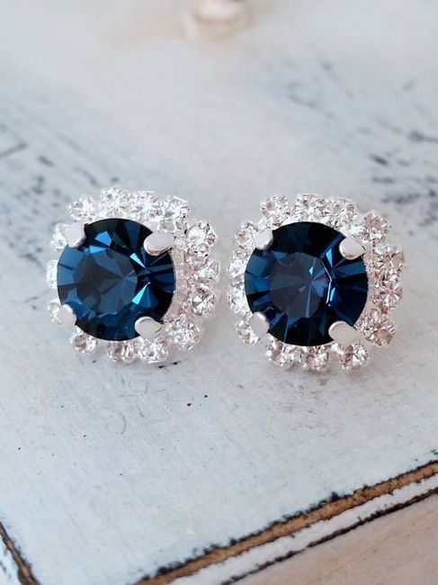 "Pendientes azules" - 5