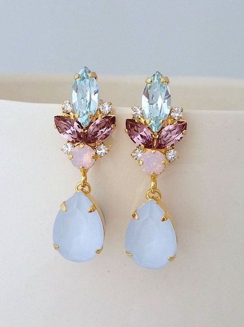 "Pendientes azules" - 6