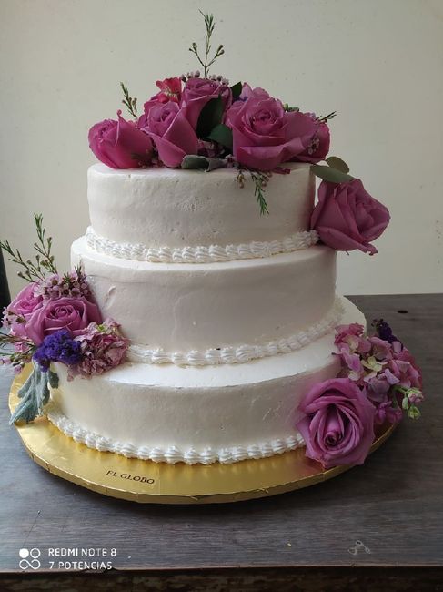 Mi pastel de bodas 😱😍🌸🤵👰🎂🍰 5