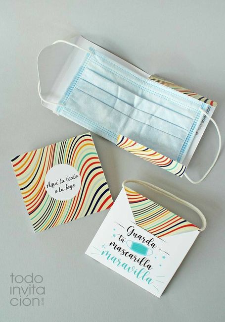 "Porta Mascarilla para los Invitados" - 3