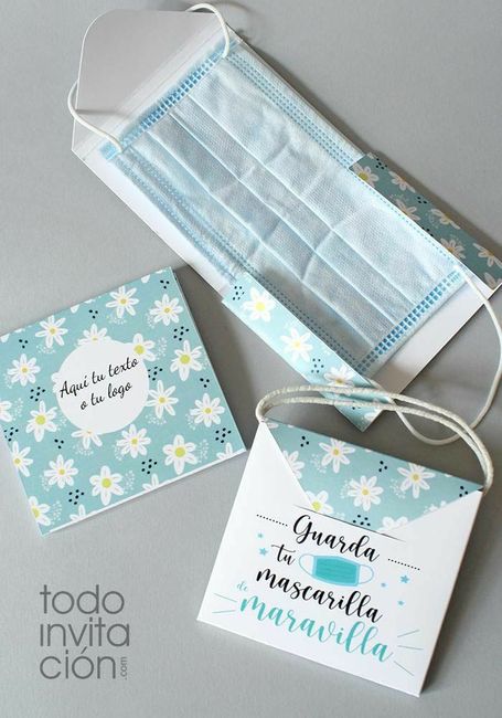 "Porta Mascarilla para los Invitados" - 5