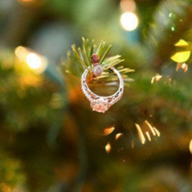 "Presumir el Anillo de Compromiso en Navidad" 2