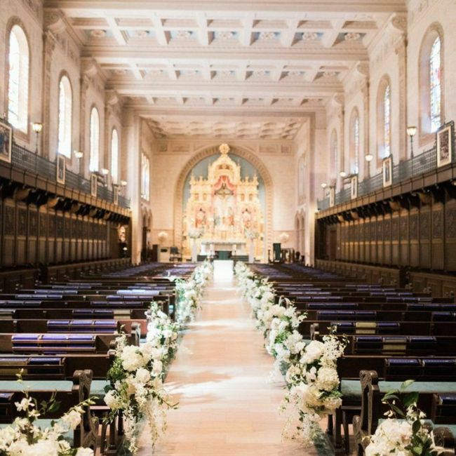 "Iglesias Con Flores Blancas" 2