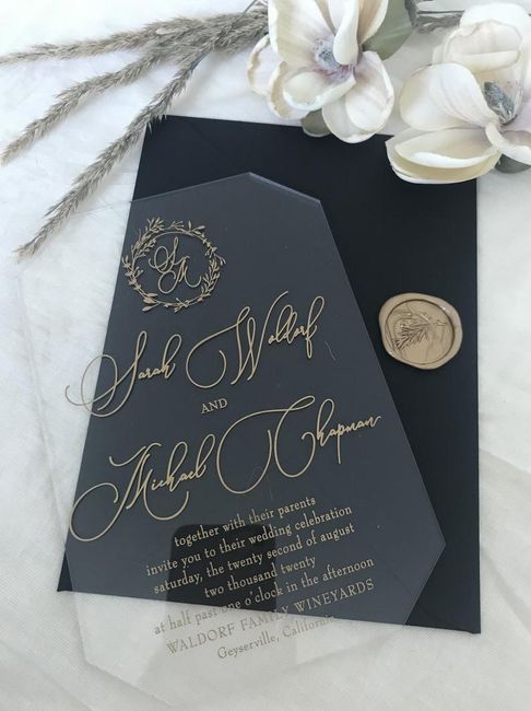 "Invitaciones en Tonos Negros" 2