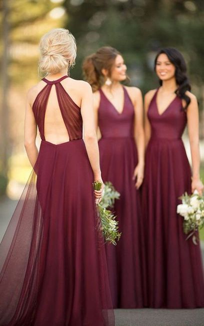 "Damas en Tono Vino" 1