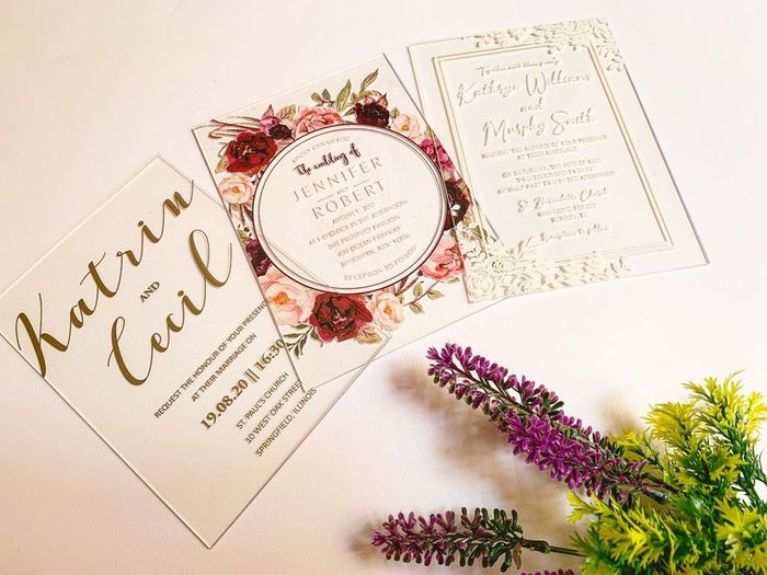 "Invitaciones en Acrílico" 3