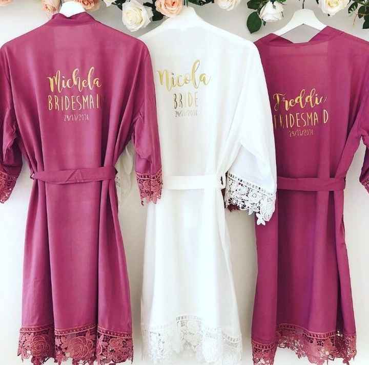 "Bridesmaid bathrobe" - 2