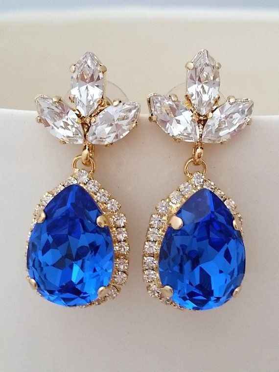 "Pendientes azules" - 2