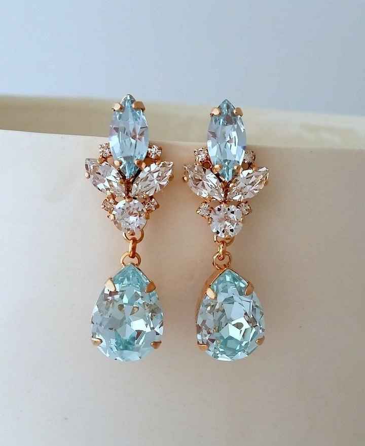 "Pendientes azules" - 7