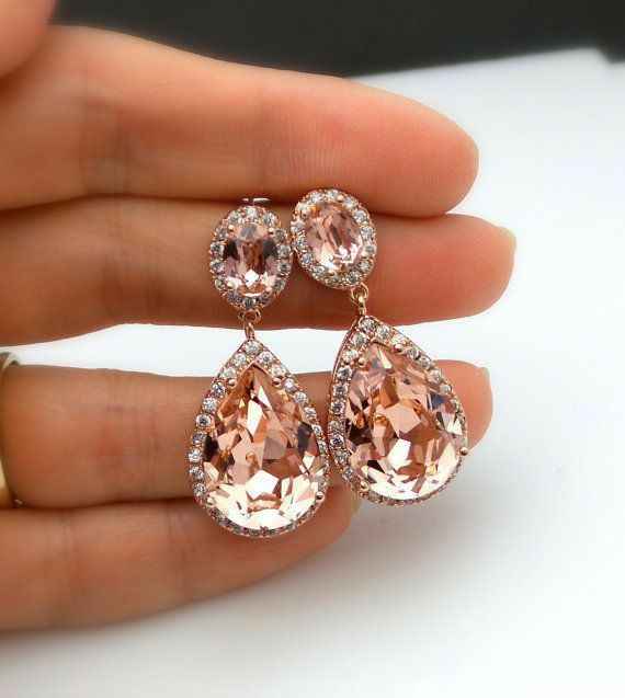 "Aretes Baby Pink" - 3