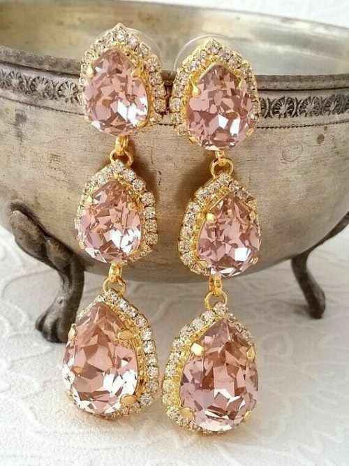 "Aretes Baby Pink" - 4