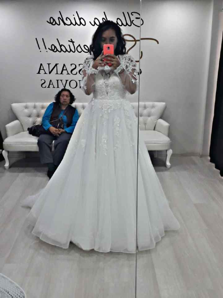 Revelando el vestido de novia - ¡SIN MIEDO! - 1