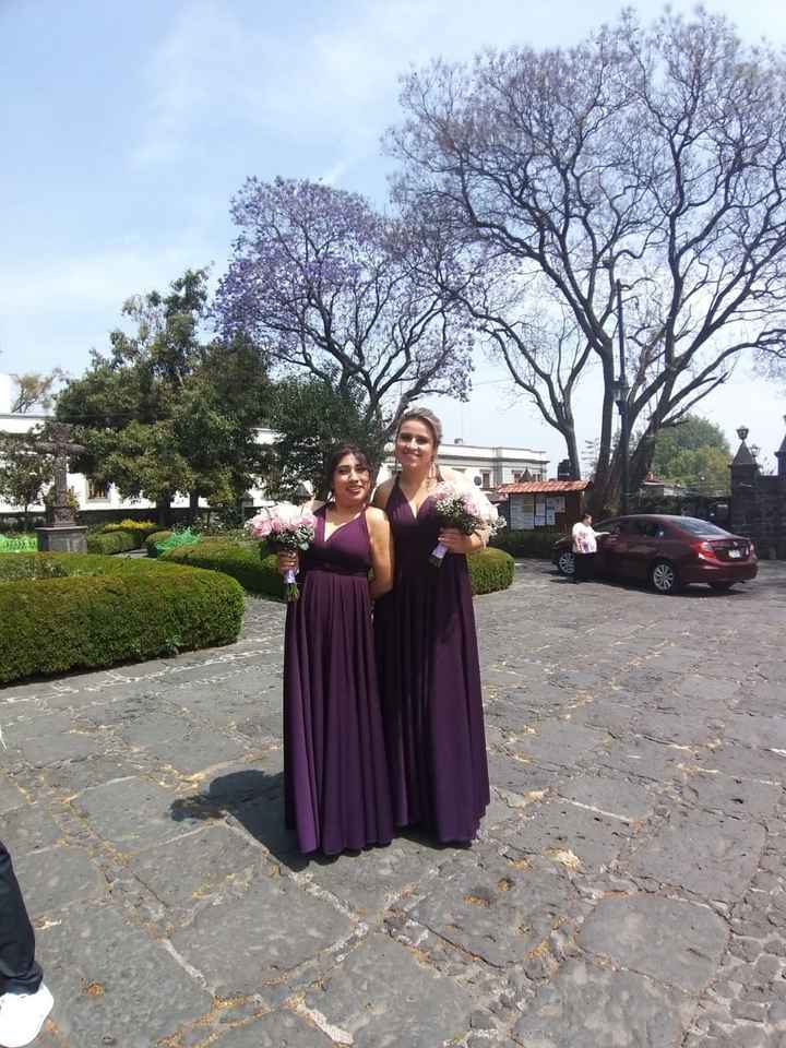 Vestido de damas, largo o corto? - 1