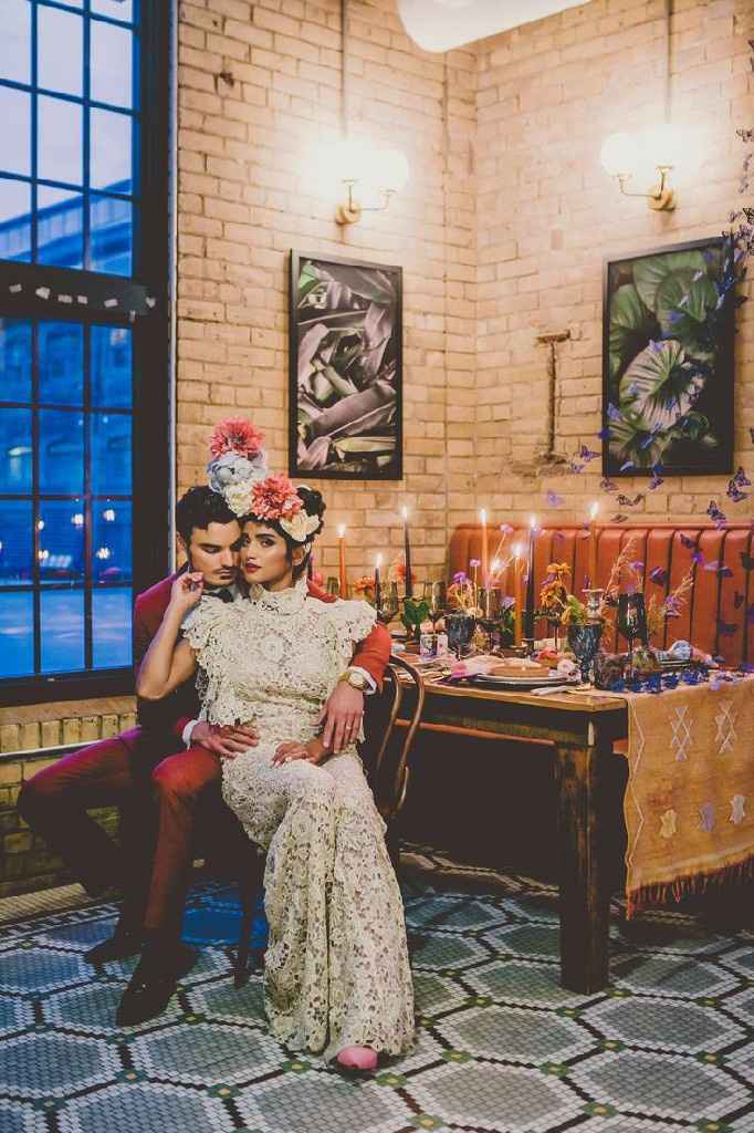 "Novios al Estilo kahlo" - 3