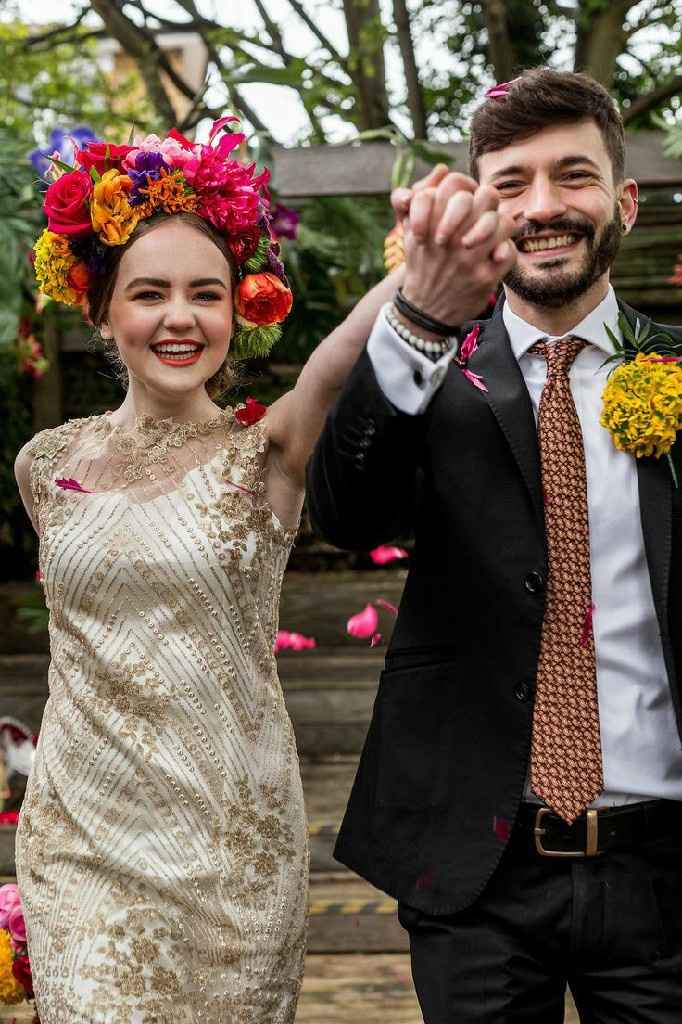"Novios al Estilo kahlo" - 5