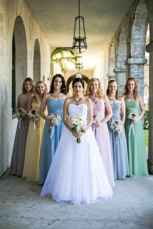 "Colores: Damas de Honor Arcoíris" - 5