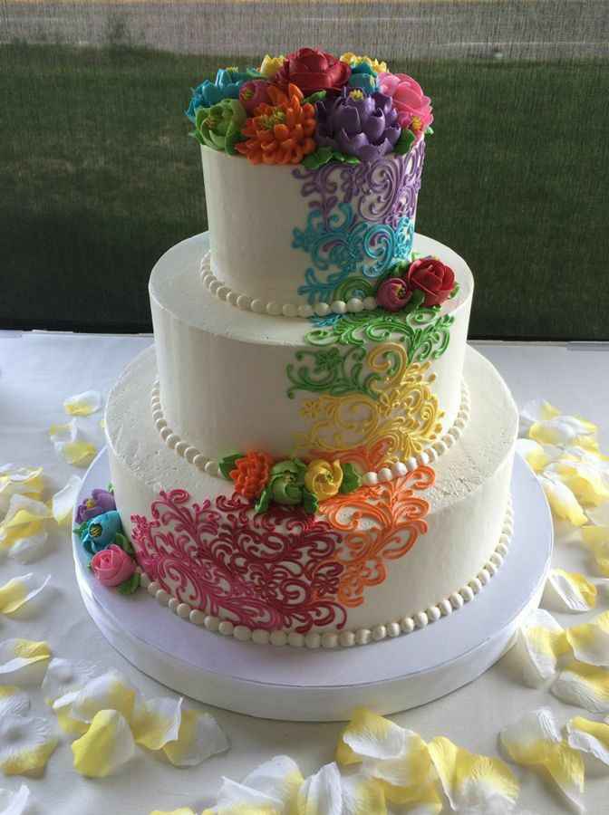 "Colores: Pasteles de Arcoíris" - 1