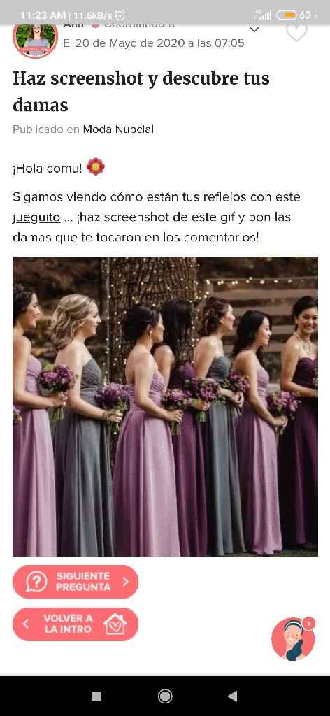 Haz screenshot y descubre tus damas - 1