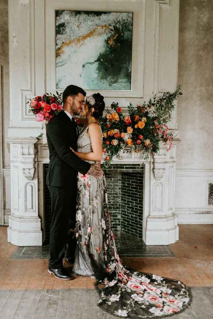 "Vestidos de Novia Florales" - 2
