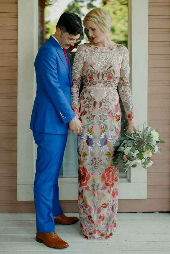 "Vestidos de Novia Florales" - 4