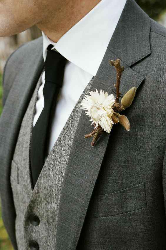 "Trajes en Color Gris" - 6