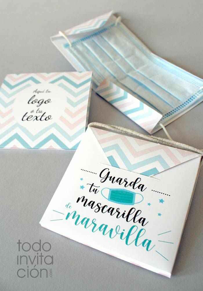 "Porta Mascarilla para los Invitados" - 1