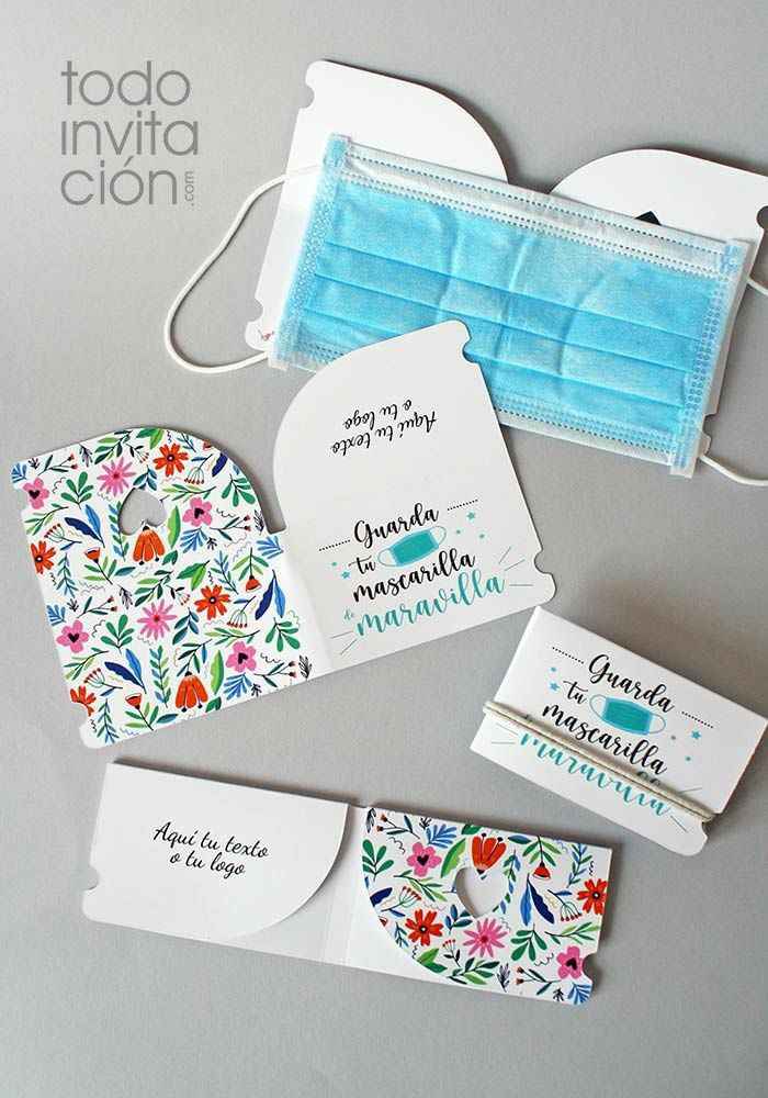 "Porta Mascarilla para los Invitados" - 4