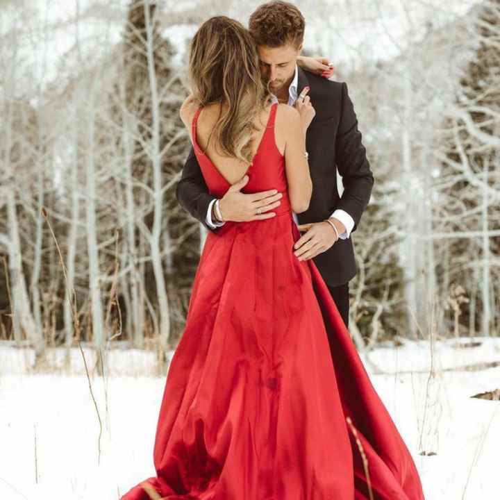 "Sesión Casual con Vestidos Rojo" - 1