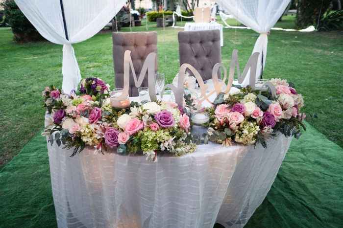 "Decoraciones con Flores en Tonos Lilas" - 2