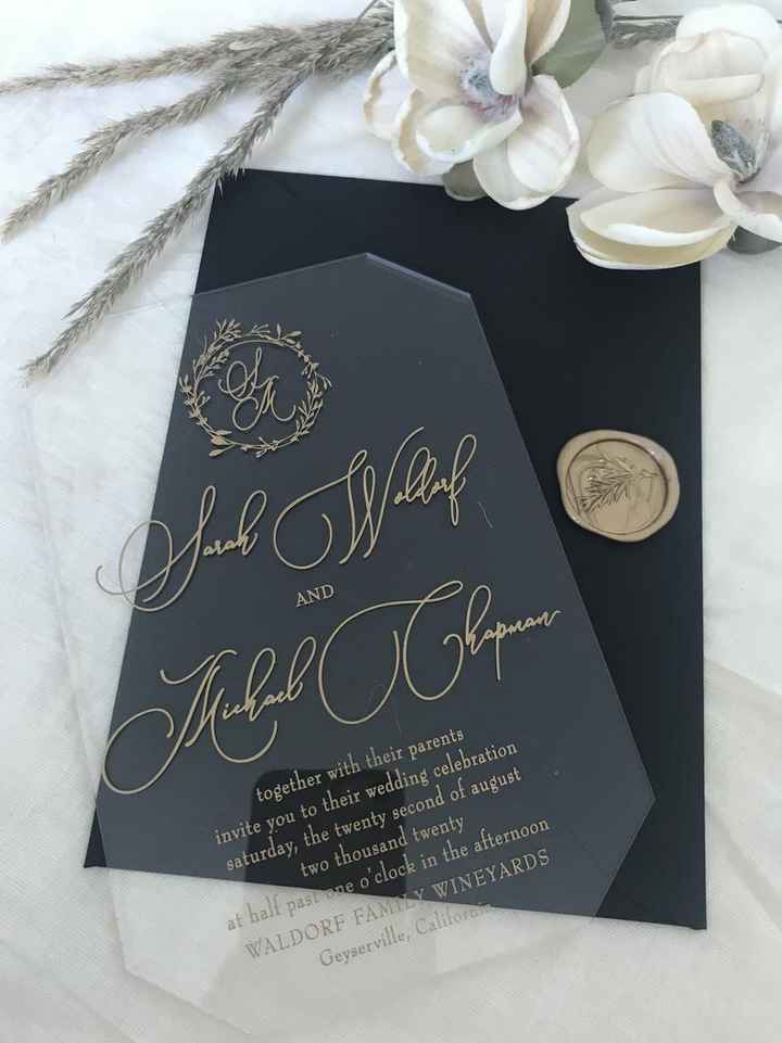 "Invitaciones en Tonos Negros" - 3