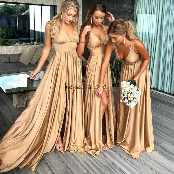"Damas en Tono Dorado" - 2