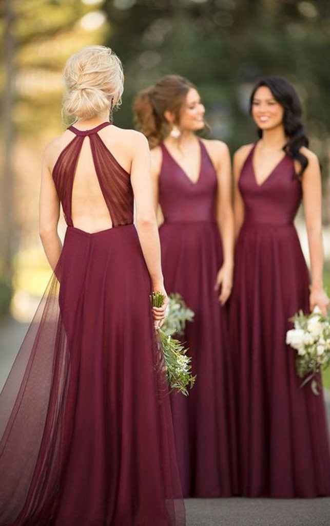 "Damas en Tono Vino" - 1