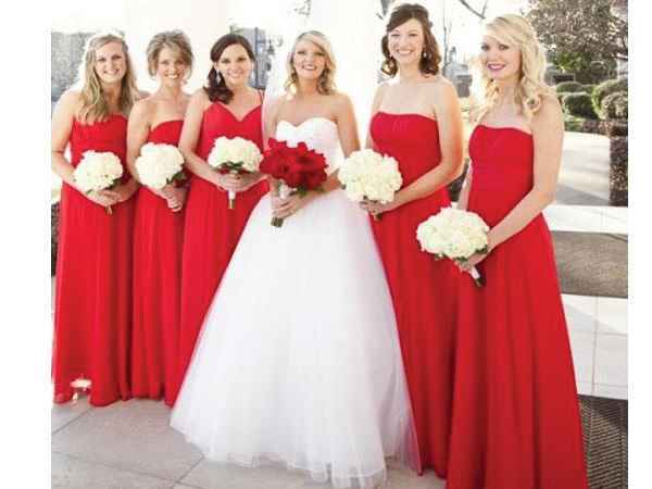 "Damas en Tonos Rojos" - 1