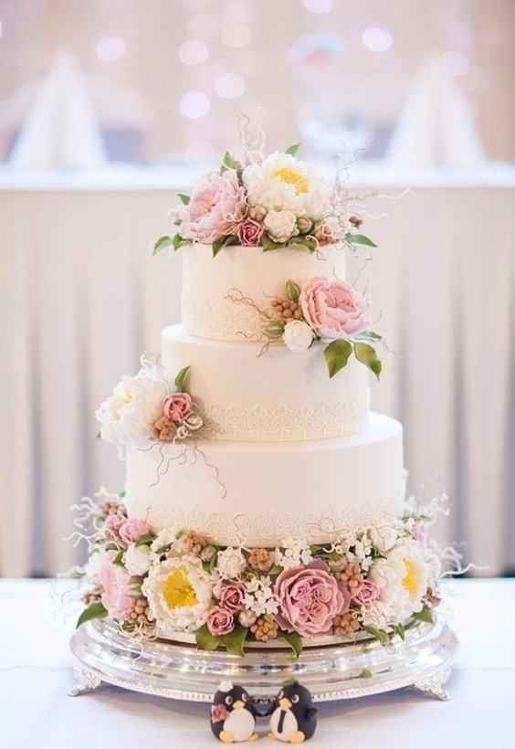 "Pasteles con un Toque de Flores" - 4