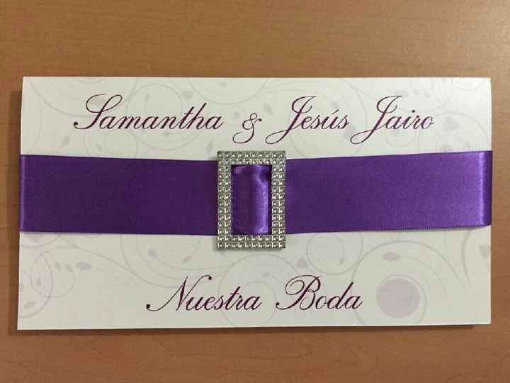 Mis invitaciones listas casi a un mes! - 1