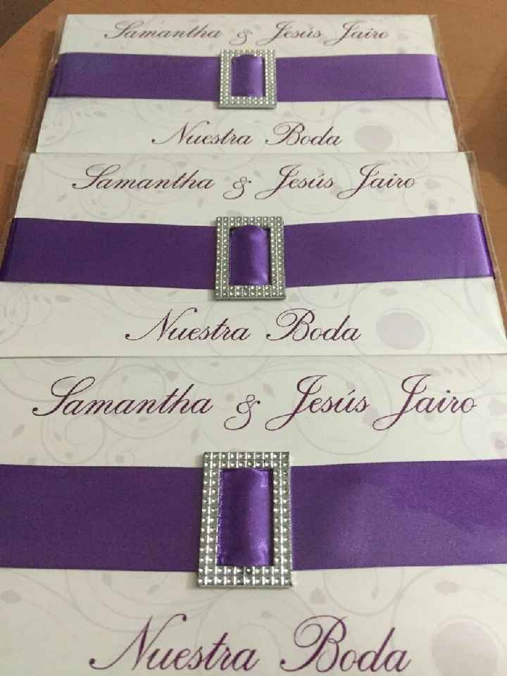 Mis invitaciones listas casi a un mes! - 2
