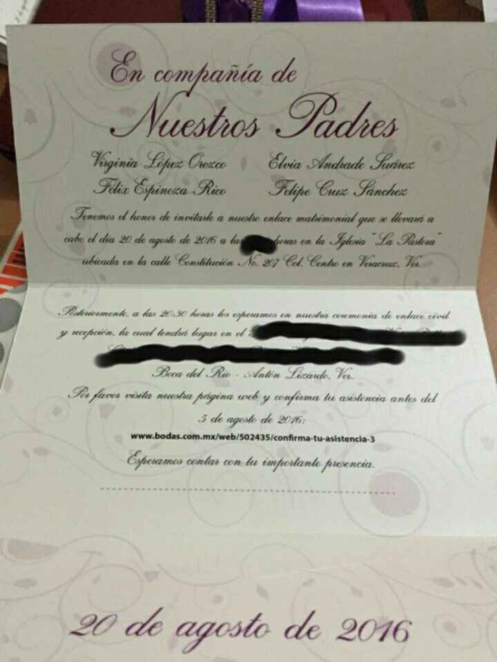 Mis invitaciones listas casi a un mes! - 3