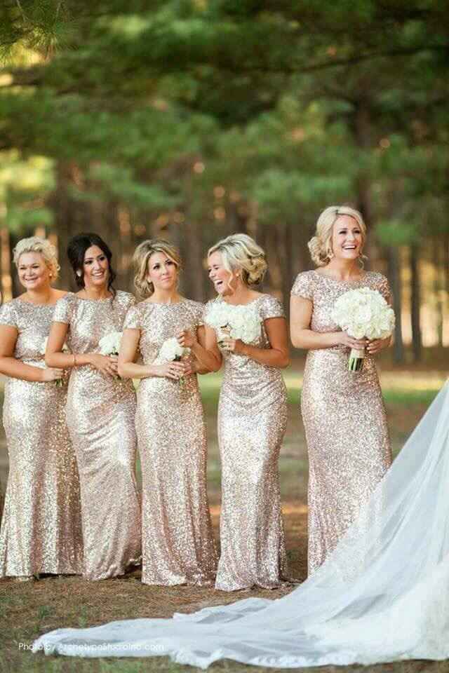Ideas de vestidos y colores para damas de honor 😊 - 1