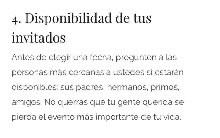 Tips para elegir la fecha de la boda - 4