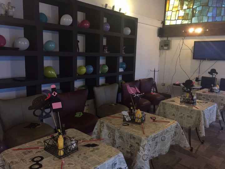 decoración del lugar