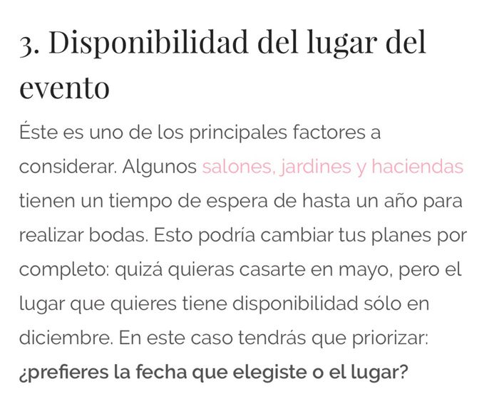 Tips para elegir la fecha de la boda - 3