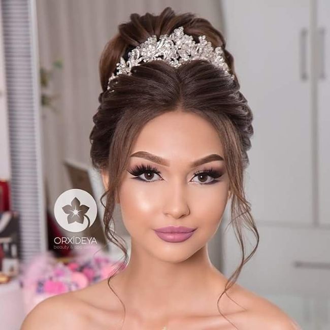 Corona, tiara, flores naturales - 1